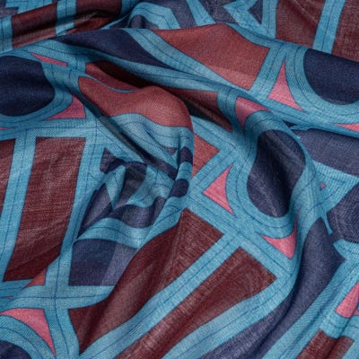 CHALEN°4 Navy Blue, Sky Blue, Pink & Burgundy