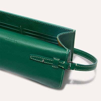 PORTEFEUILLE_POCHETTE_CHYPRE_PM Green