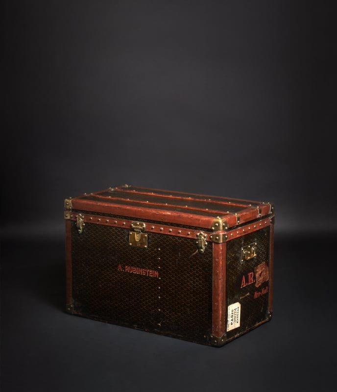 Archive image of an Arthur Rubinstein's trunk