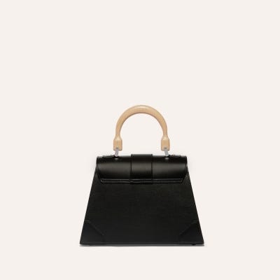 SAC_SAIGON_PM_CUIR_LISSE Black