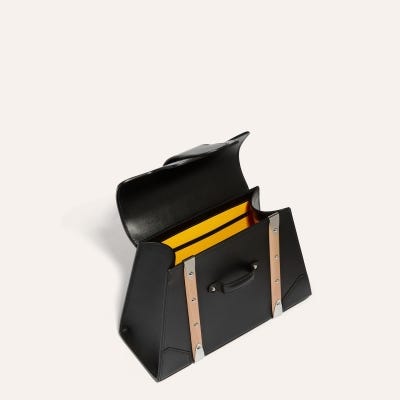 SAC_SAIGON_PM_CUIR_LISSE Black