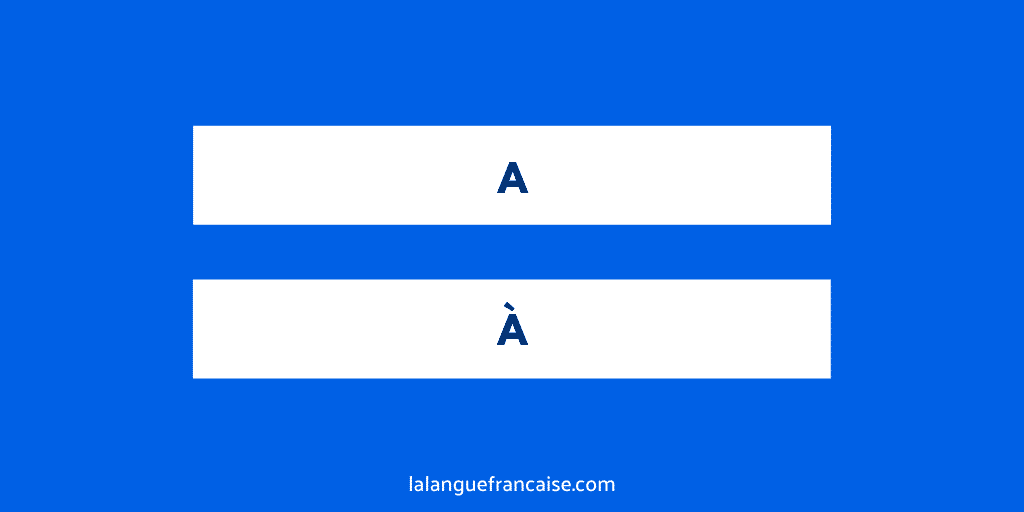 « A » ou « à » ?