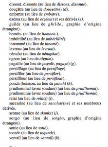 anomalies orthographe française