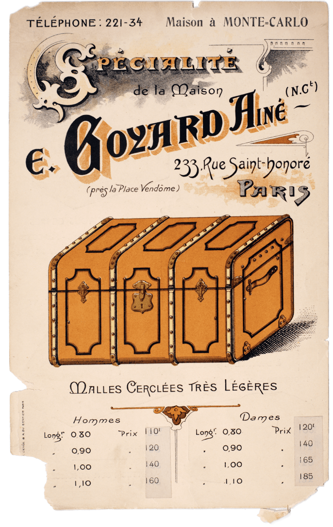 Old Goyard advertisement 