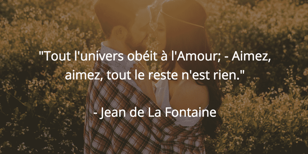 citation amour Jean de La Fontaine